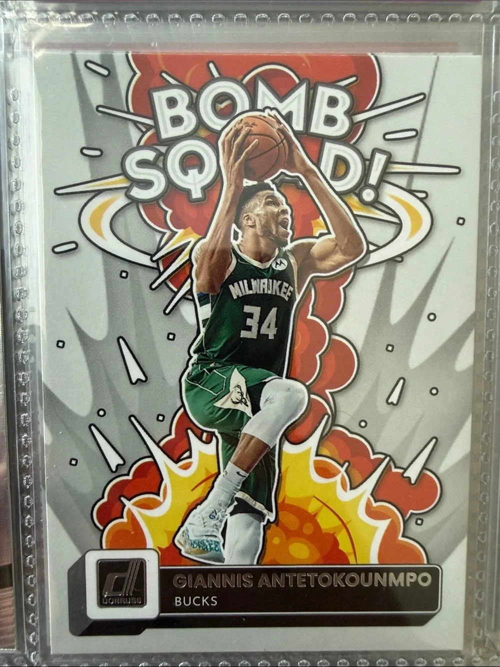 Giannis Antetokounmpo Bomb Squad Basketball Wall Art - Green